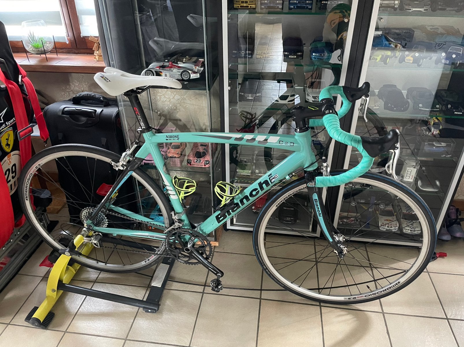 Bianchi via nirone c2c, Gebruikt, Aluminium, 49 tot 53 cm, 15 tot 20 versnellingen