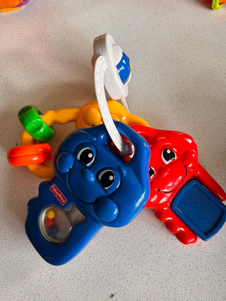 Babyspeelgoed, Kinderen en Baby's, Speelgoed | Babyspeelgoed, Ophalen, Zo goed als nieuw, Rammelaar, Met geluid