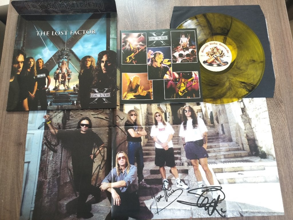 IRON MAIDEN - THE LOST FACTOR - color vinyl, Housse de protection extérieure, Enlèvement ou Envoi