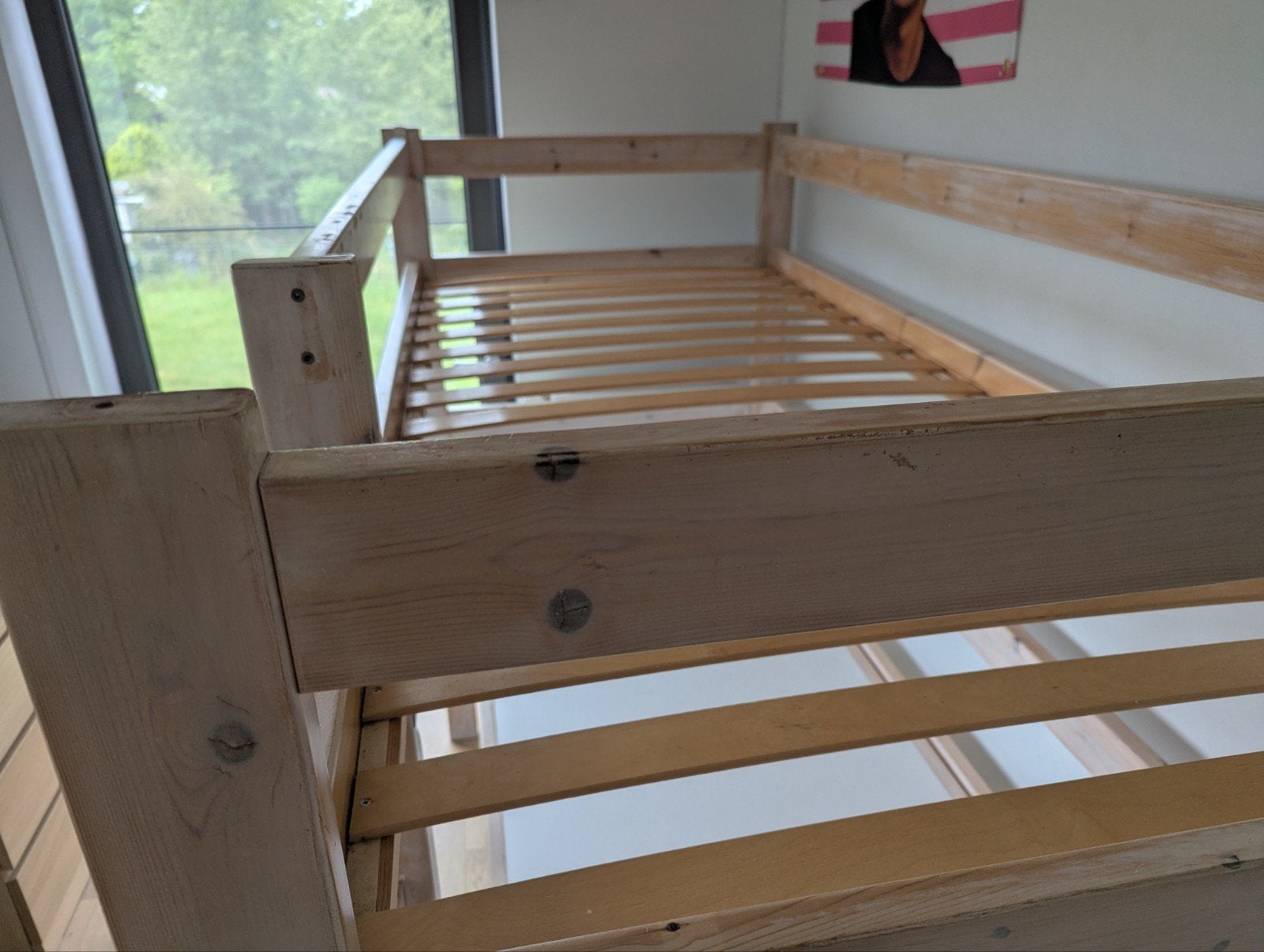 Lit mezzanine de haute qualité avec grand bureau, Maison & Meubles, Chambre à coucher | Lits superposés & Lits mezzanines, Utilisé