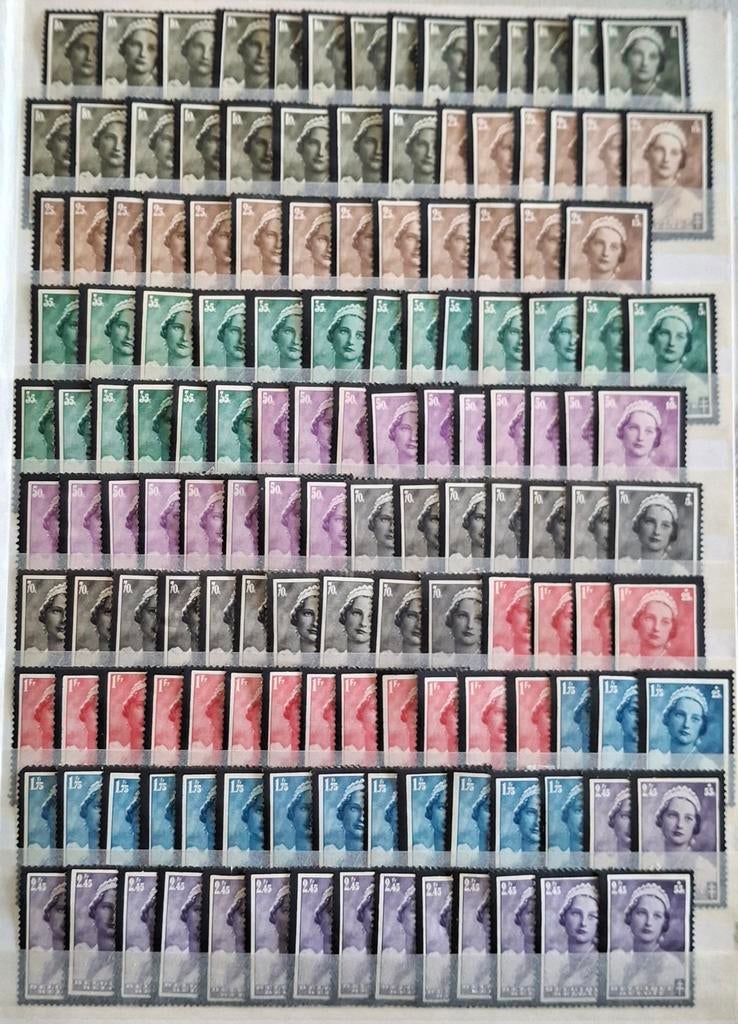 België lot van koningin Astrid ( mix van scharnier/postfris, Postzegels en Munten, Postzegels | Europa | België, Ophalen of Verzenden
