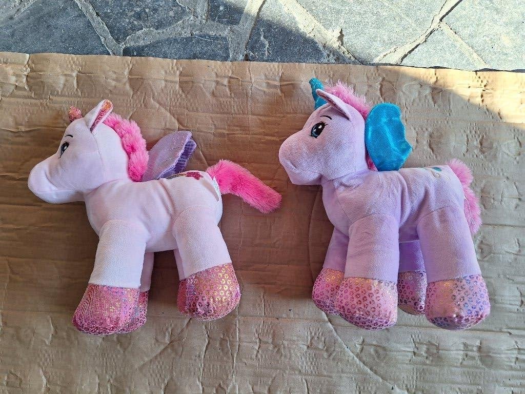 Pluche unicorn, Eenhoorn, Overige karakters, Zo goed als nieuw, Middelgroot (20 tot 80 cm)