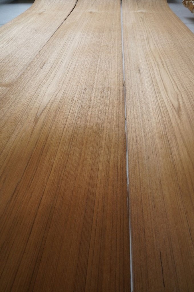 Teak 28/32x200/252cm 0,6mm dik voor 30euro per strook, Doe-het-zelf en Bouw, Hout en Planken, Verzenden, Overige typen, Nieuw