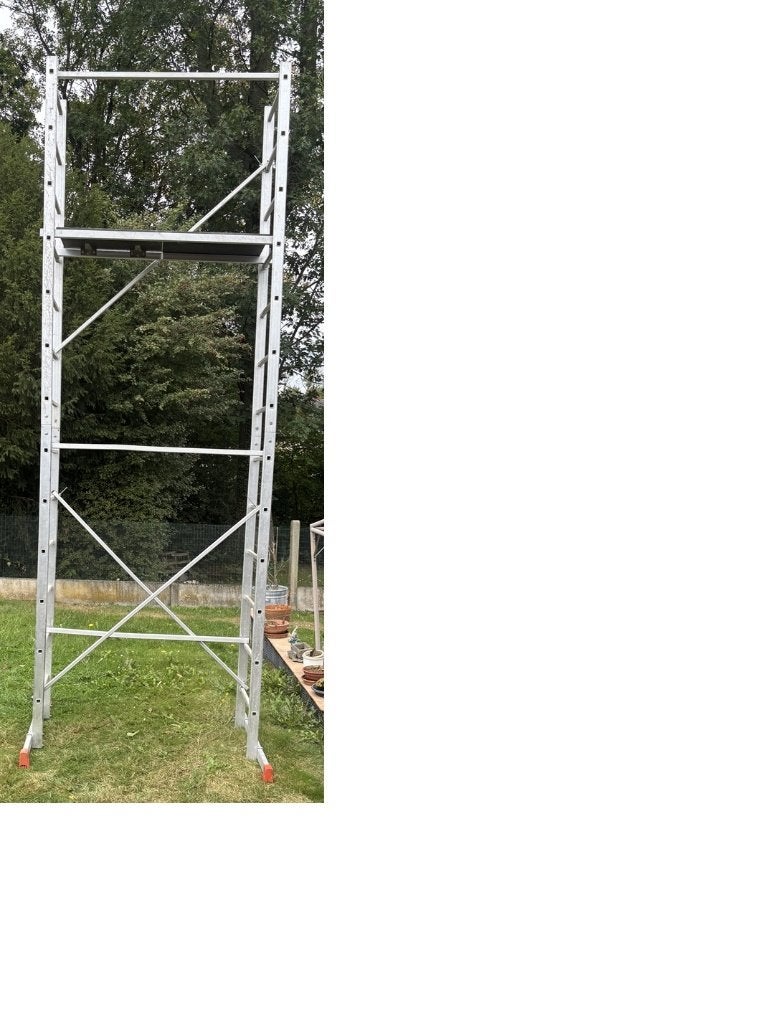 Echafaudage ,en aluminium, Doe-het-zelf en Bouw, Ophalen, Gebruikt, Gevelsteiger