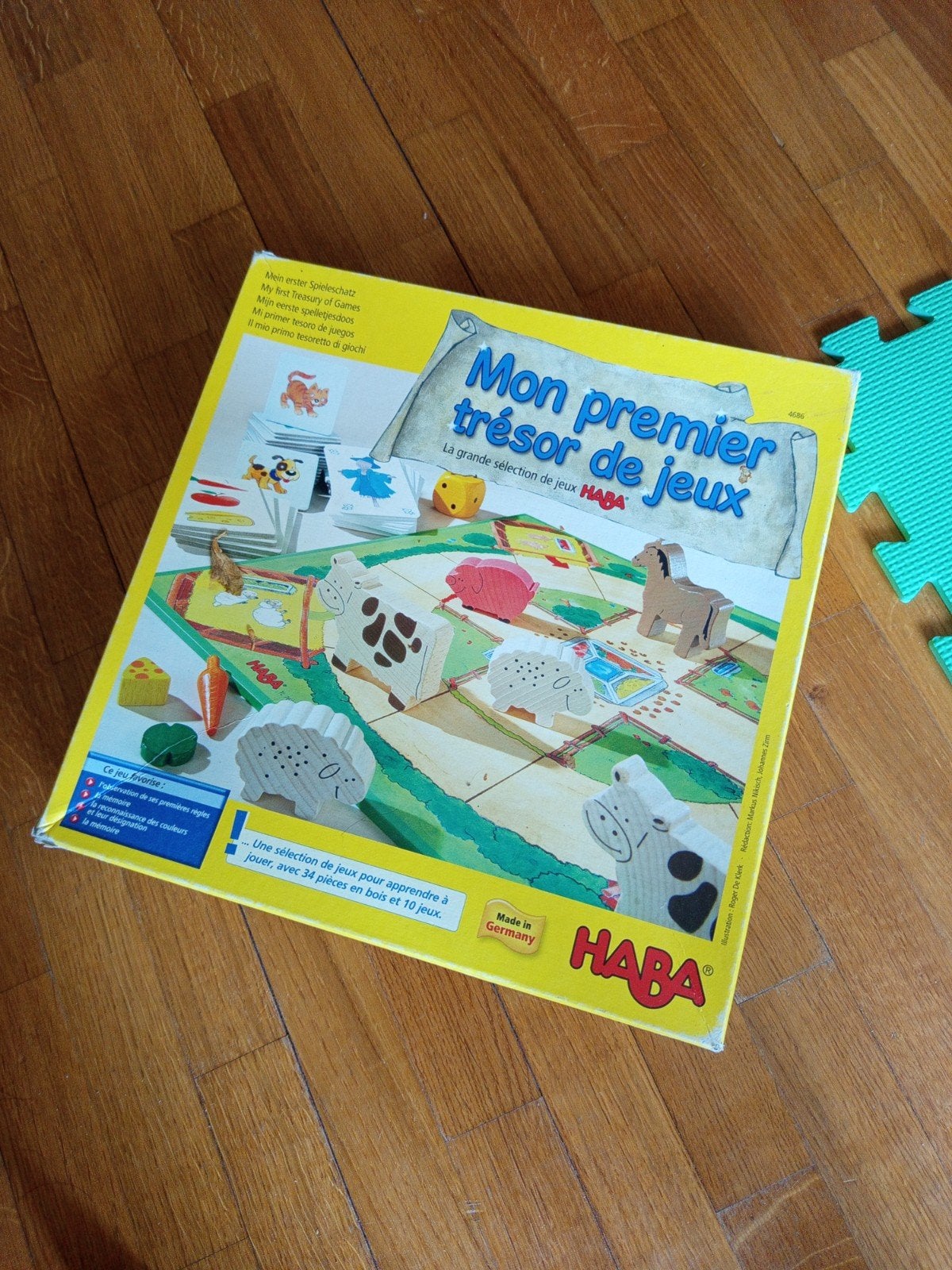 Bordspel Haba mon premier trésor de jeux, Hobby en Vrije tijd, Gezelschapsspellen | Kaartspellen, Vijf spelers of meer, Ophalen