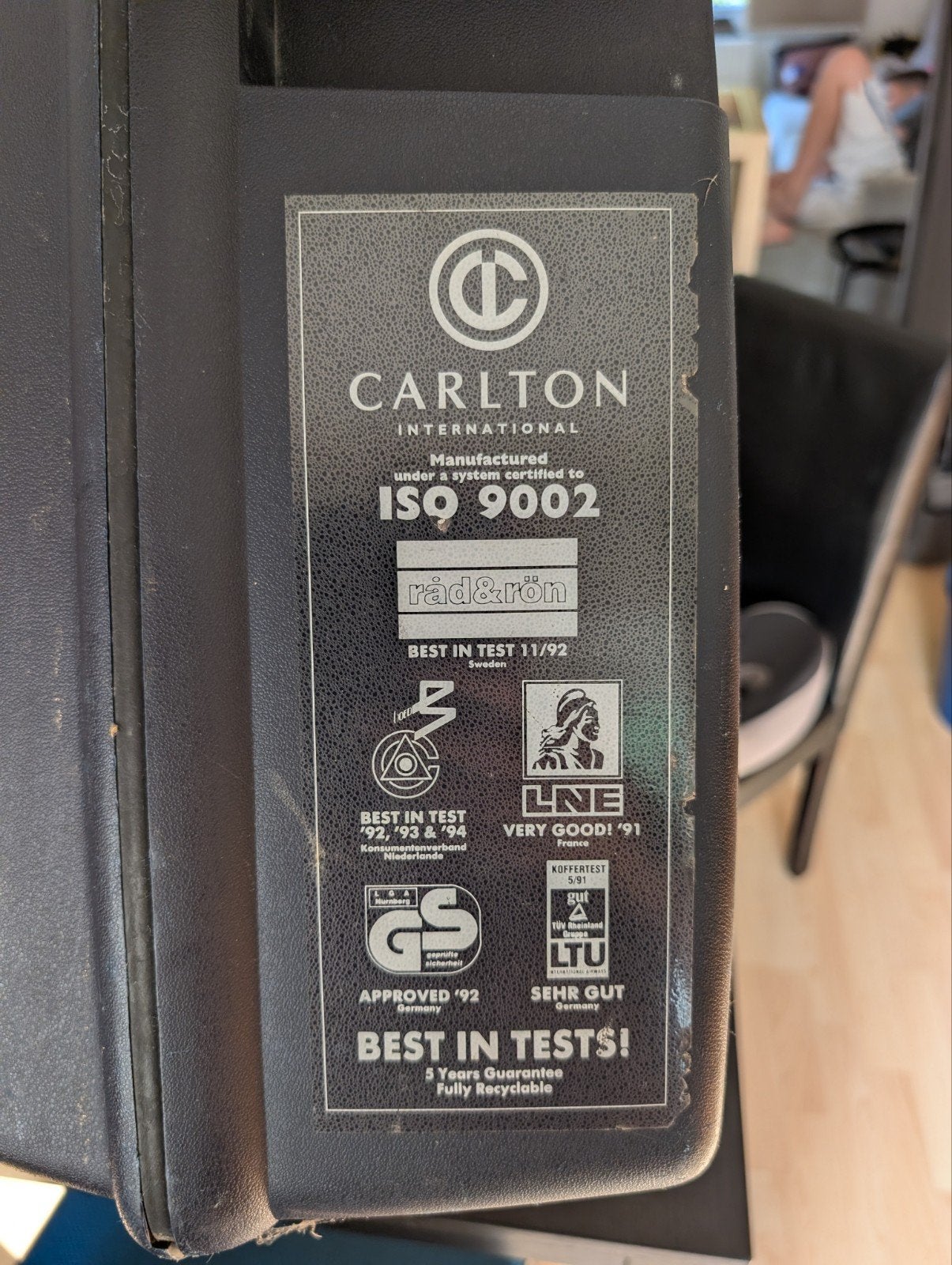 VALISE VINTAGE CARLTON AVEC SES DEUX CLÉS, Vélos & Vélomoteurs