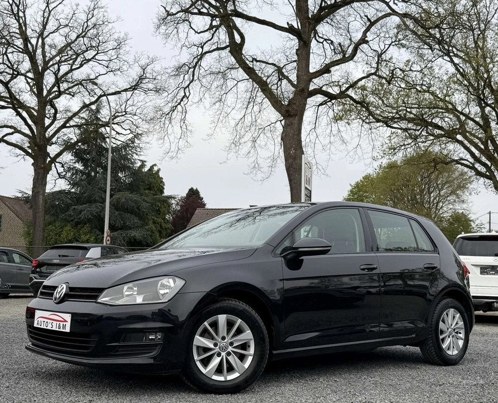 Volkswagen Golf 1.2 TSI 2016 Airco CruiseC. PDC *12m Garanti, Auto's, Stof, Gebruikt, 4 cilinders, Zwart