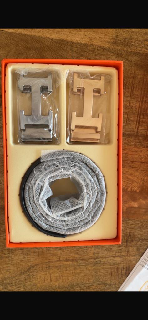 Hermes riem, Ophalen, Nieuw, 115 cm of meer, Riem of Ceintuur