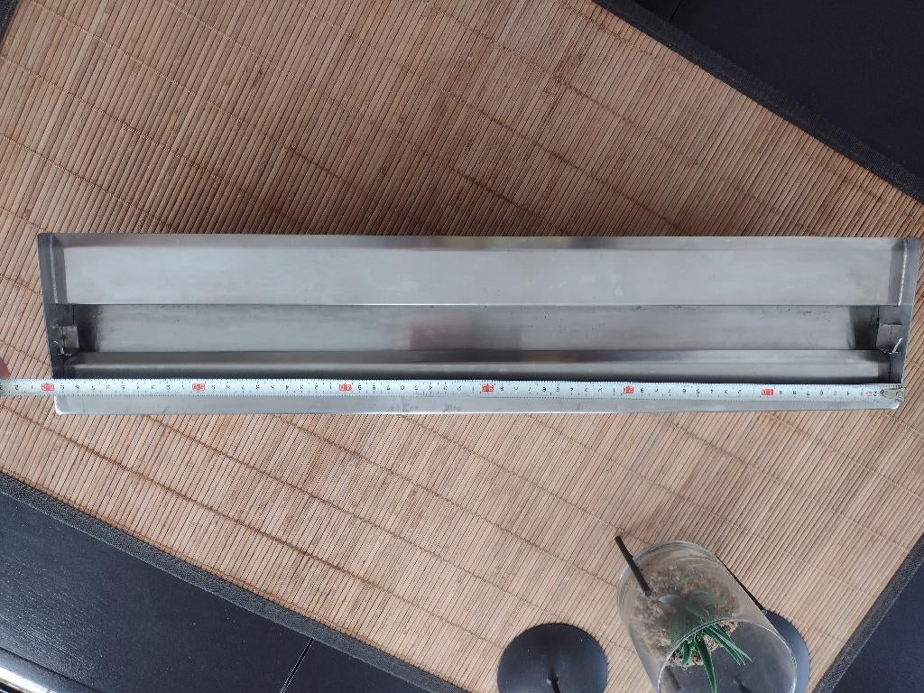 Inox waterval, gebruikt, 60cm, Tuin en Terras, Ophalen, Gebruikt, Inox, Waterval