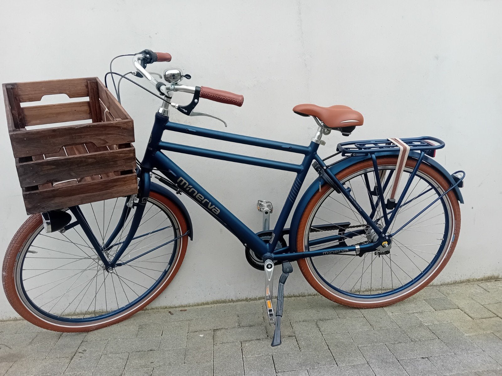 Herenfiets Minerva 28inch 3speed maat 54 L NWP 649€ NIEUW 🚴, Velgrem, Versnellingen, Zo goed als nieuw, 53 tot 57 cm
