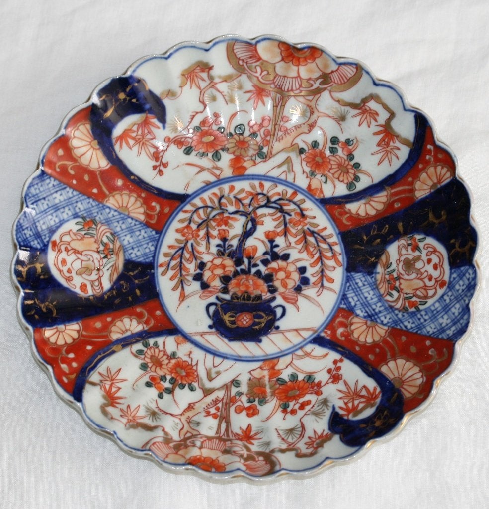 Antiek Imari bord porselein, 19 de eeuw, Antiek en Kunst, Ophalen of Verzenden