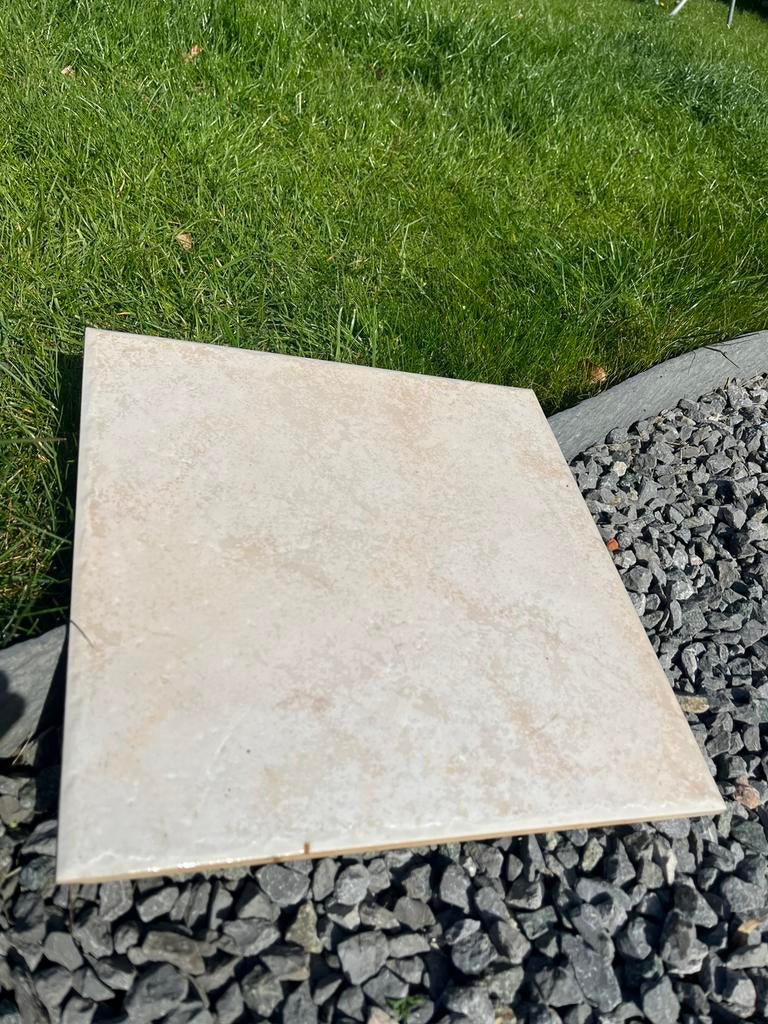 Carrelage 0,31x0,31 beige, Enlèvement, Comme neuf