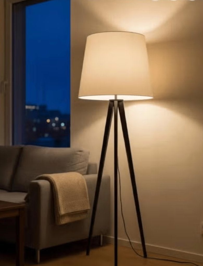 stijlvolle design staande lamp TRIANA ME Metalarte, Ophalen, Gebruikt