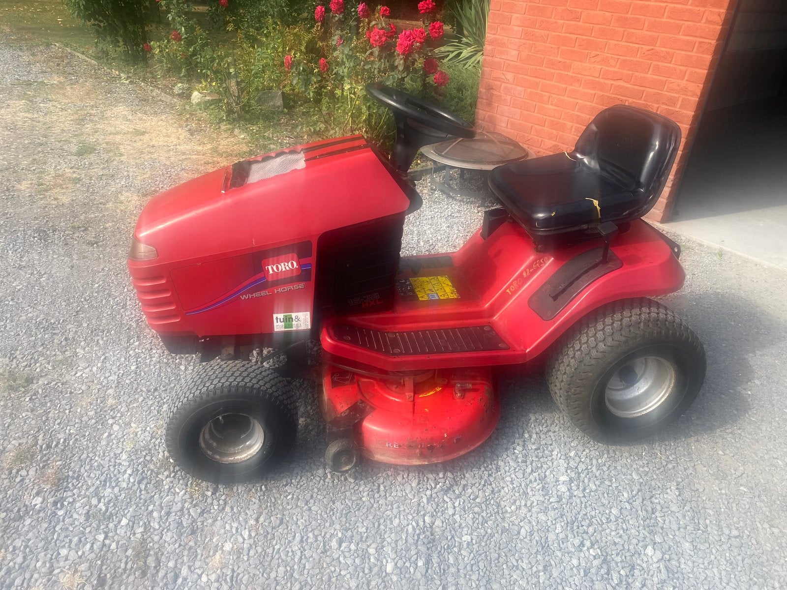 Tracteur tondeuse boîte hydraulique.TORO 14,5 ch, Jardin & Terrasse, Enlèvement ou Envoi, Comme neuf