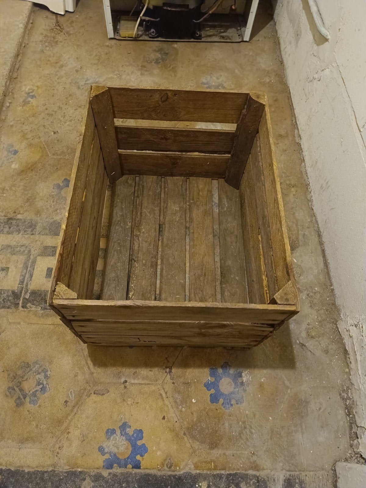 Fruitkist, rustieke houten kist, Huis en Inrichting, Woonaccessoires | Kisten, Ophalen