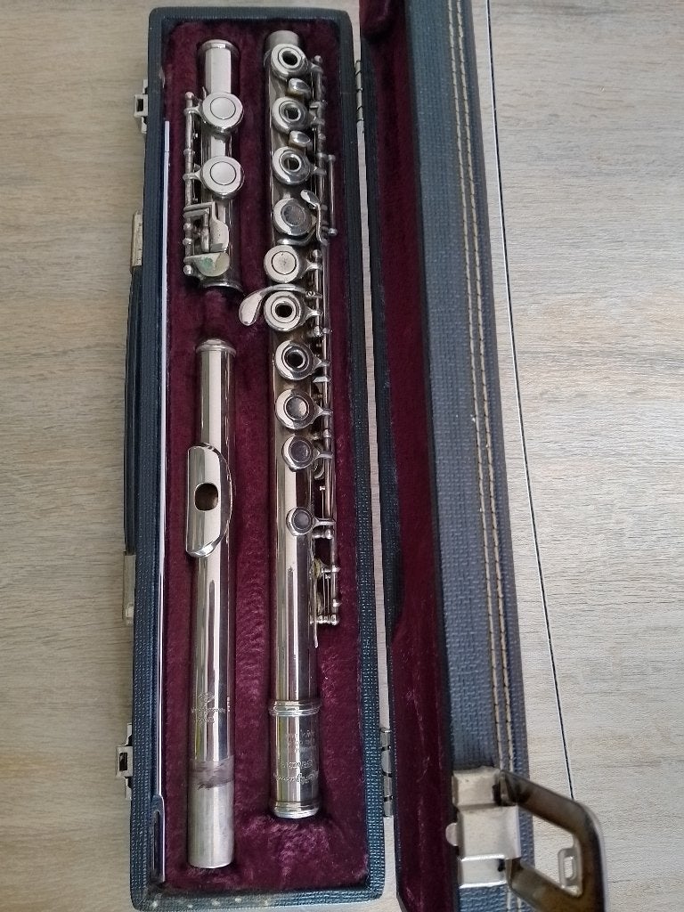 Dwarsfluit, Musique & Instruments, Instruments à vent | Flûtes traversières & Piccolos, Enlèvement, Utilisé, Flûte traversière