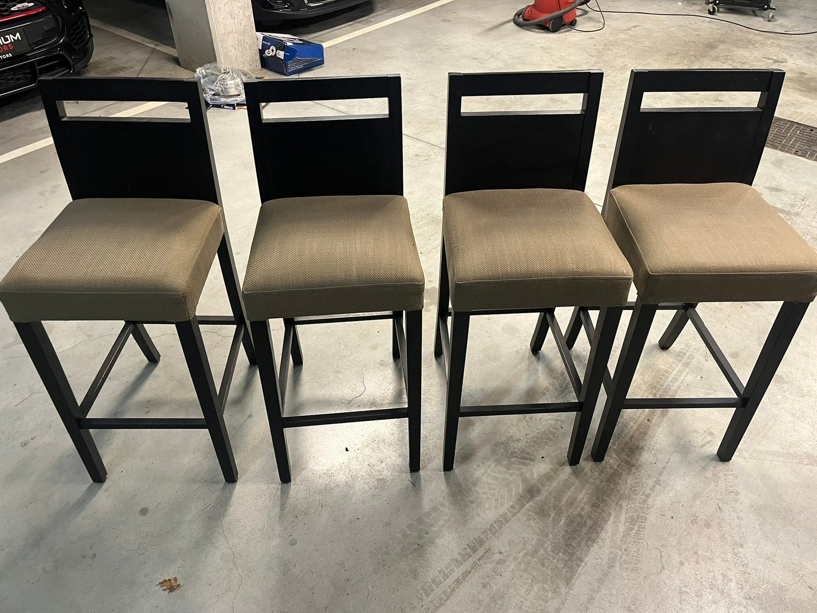4 Chaises haute de bar, Maison & Meubles, Enlèvement, Comme neuf