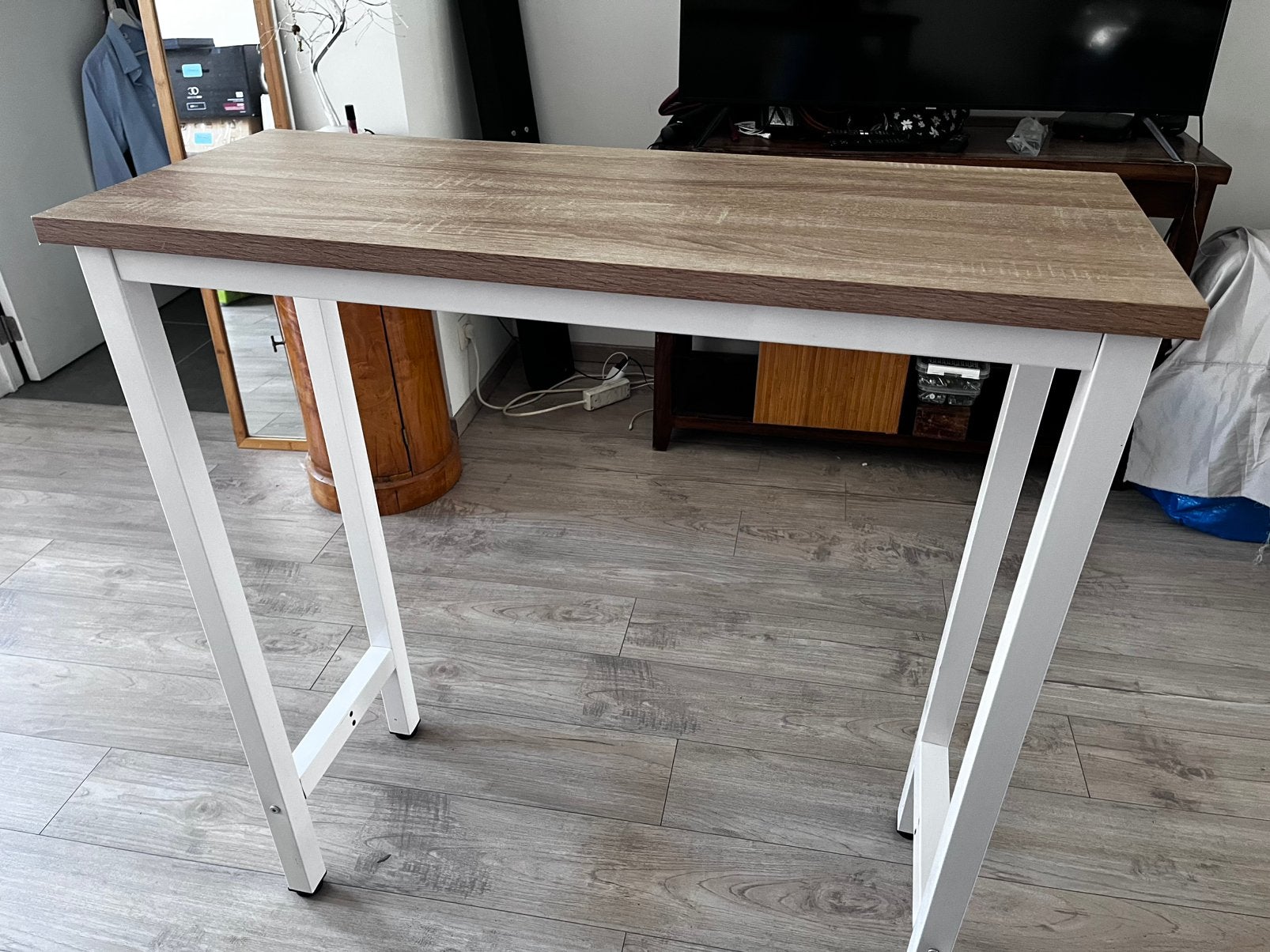 Table haute / console (100 x 40 cm), Maison & Meubles, Enlèvement, Comme neuf, Métal