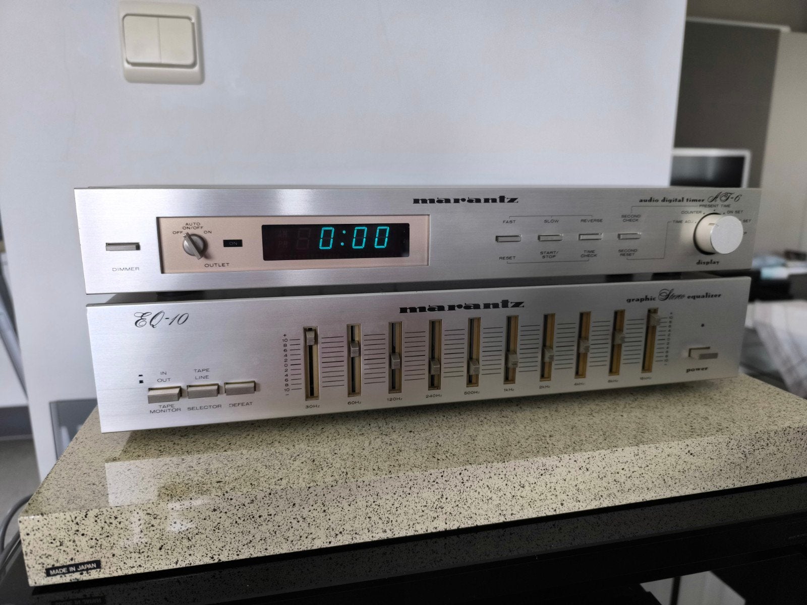 MARANTZ model EQ10 - AT6 - Equalizer and Timer, TV, Hi-fi & Vidéo, Enlèvement, Comme neuf, Autres marques, Composants en vrac