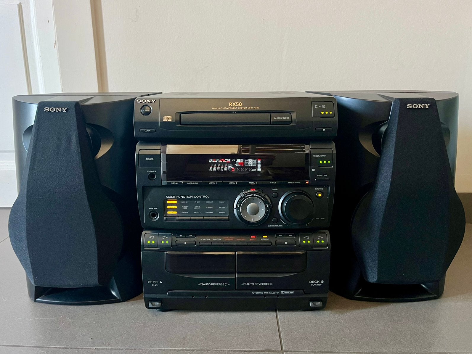 Sony MHC-RX50, Enlèvement, Comme neuf, Haut-parleurs, Sony