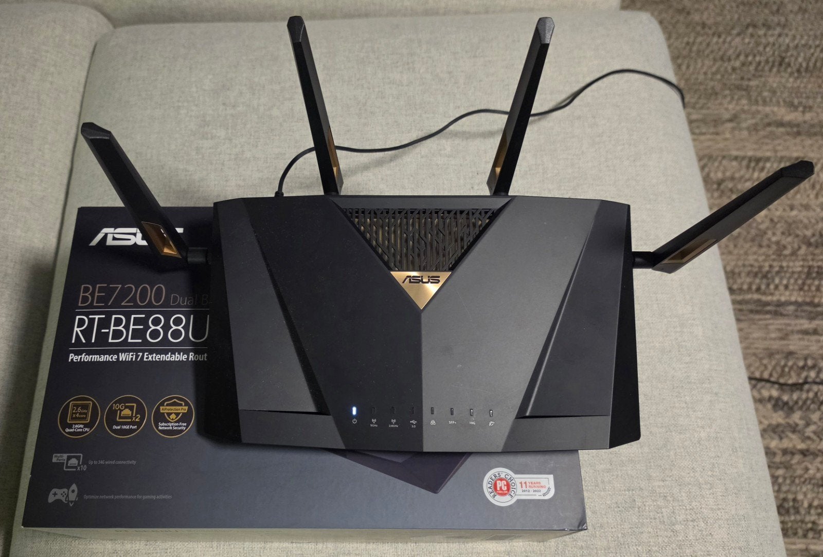 Kit ASUS WiFi 7 (RT-BE88U + RP-BE58) - Comme neuf, Informatique & Logiciels, Enlèvement ou Envoi, Comme neuf, Routeur, ASUS