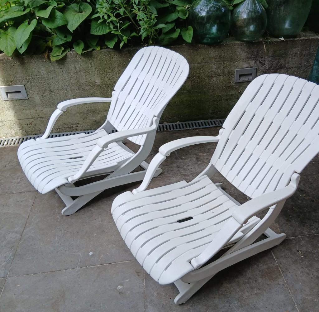 5 ALLIBERT ' TANGOR" tuinstoelen loungezetels, Ophalen
