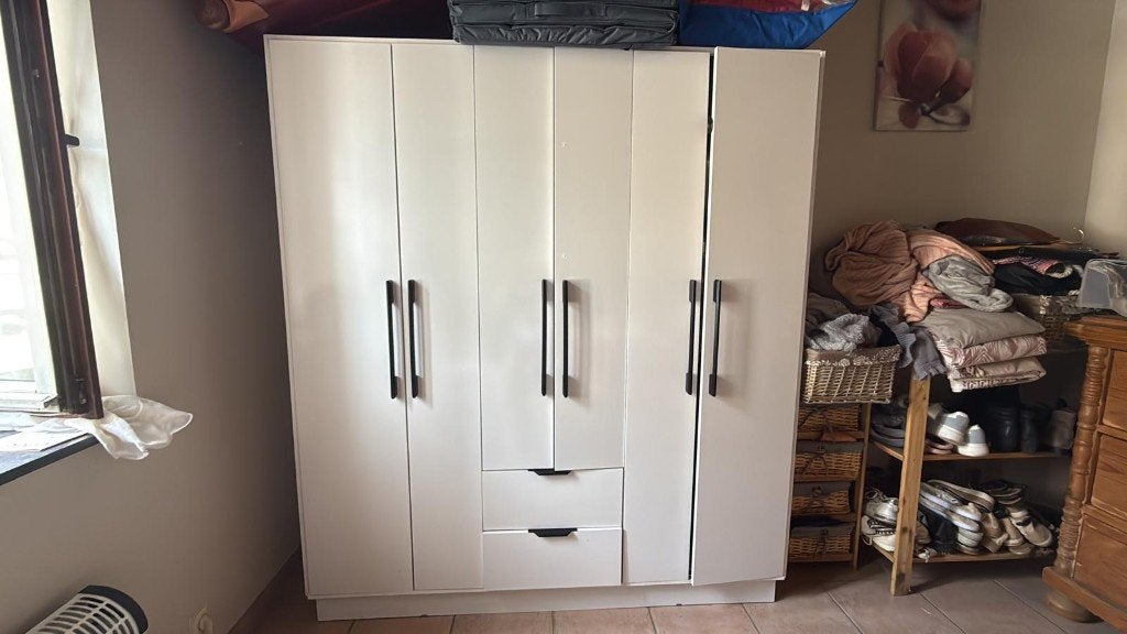Garde-robe, 25 à 50 cm, 200 cm ou plus, Utilisé, Avec tiroir(s)