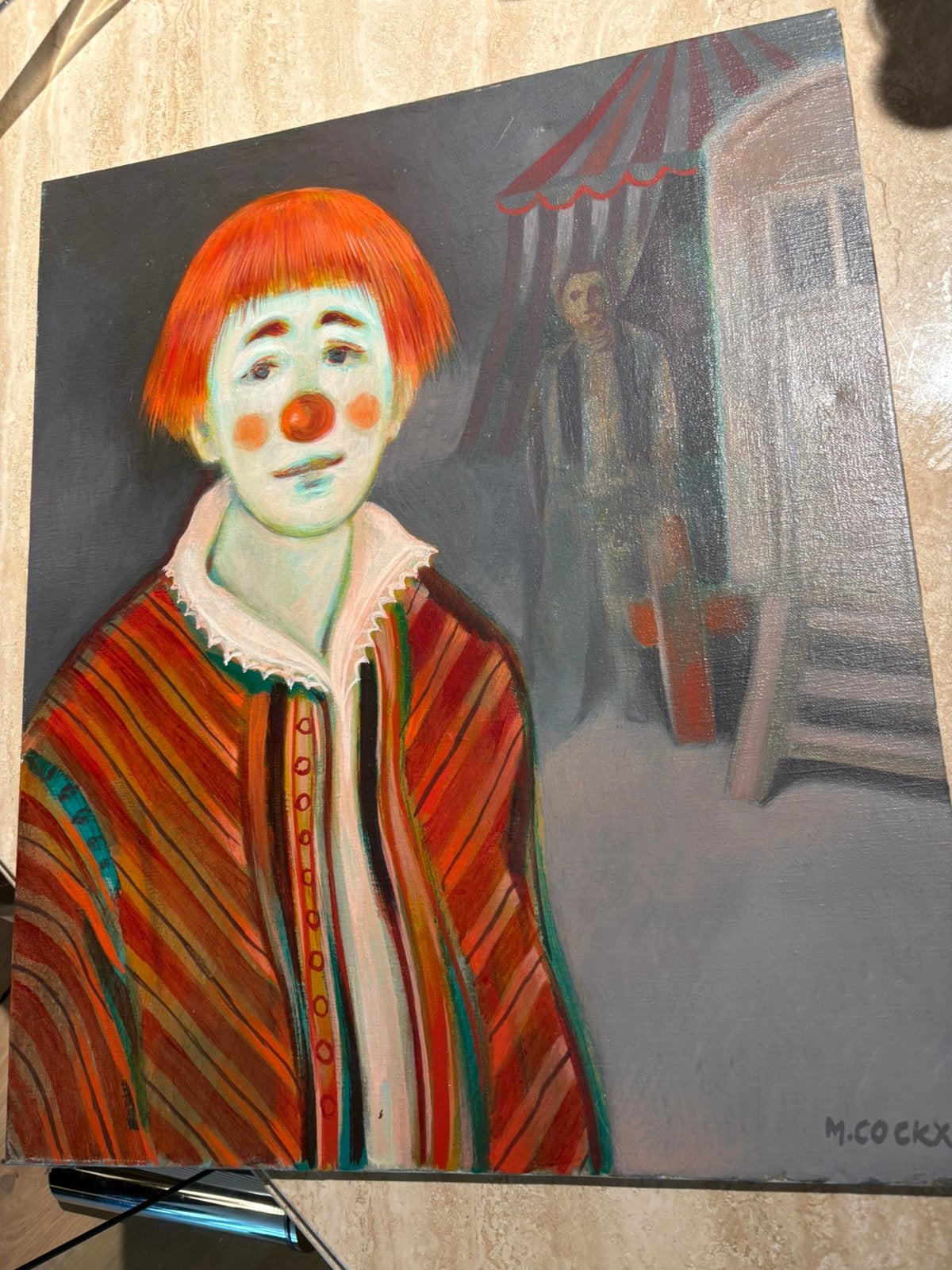 Schilderij marcel cockx, Antiquités & Art, Enlèvement ou Envoi, Peinture à l'huile