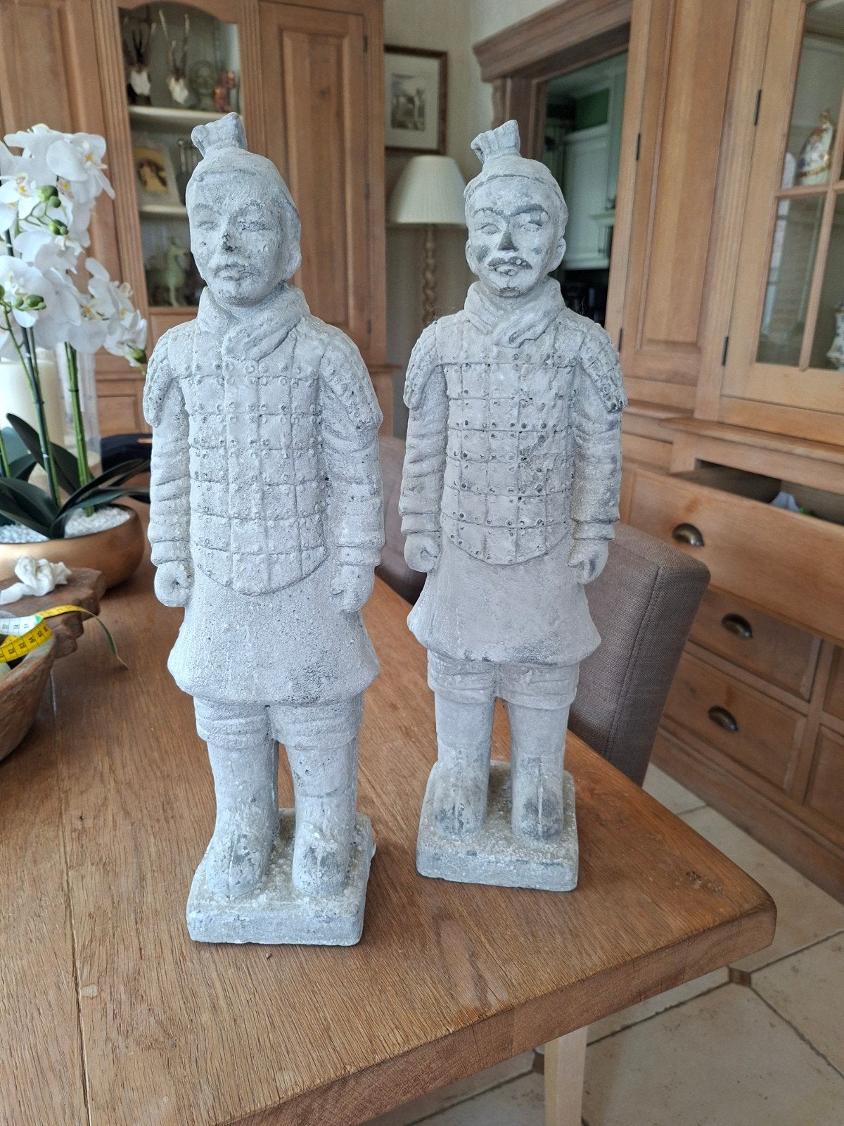 Chinese krijgers van terracottaleger,  qin_dynastie,51cm, Tuin en Terras, Ophalen