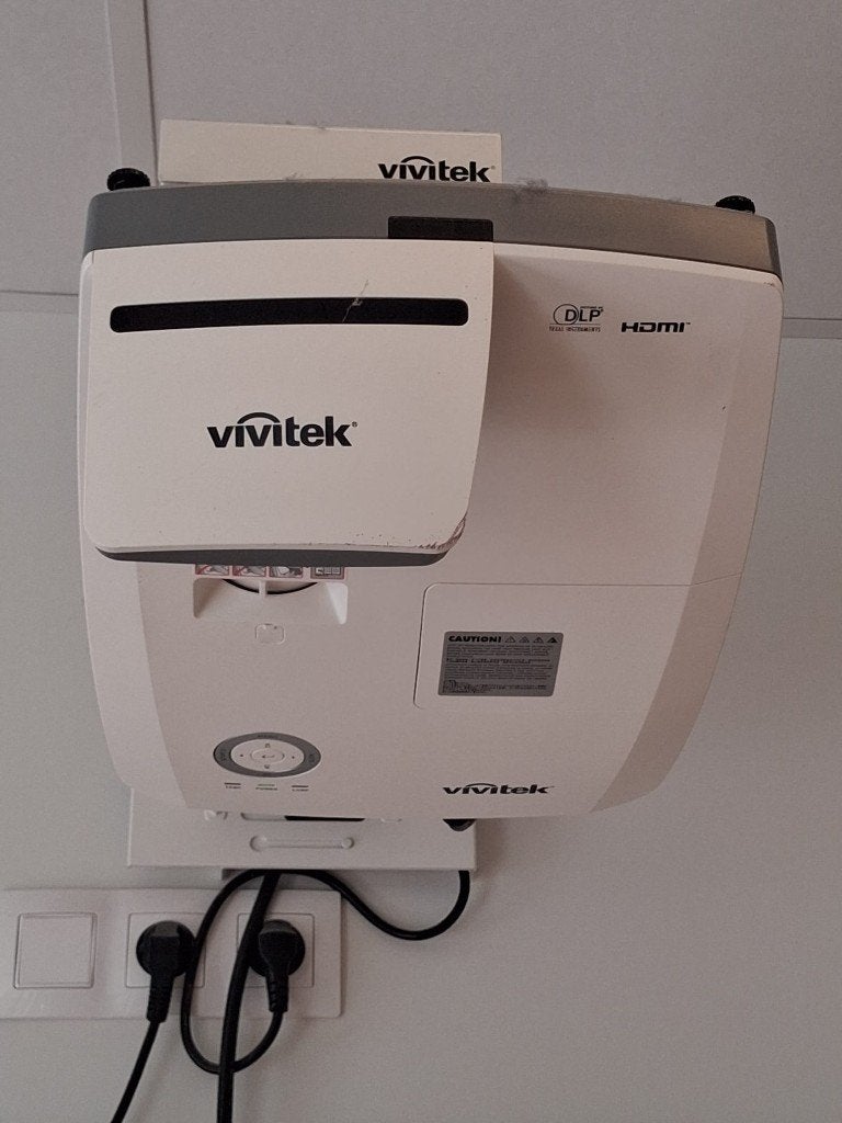Projector Vivitek D755WT met scherm, Ophalen, Gebruikt, DLP, Vivitek
