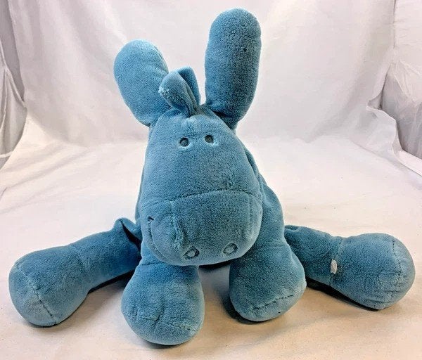 Peluche Noukie's Paco, âne bleu, veloudoux, 30 cm, Enfants & Bébés, Bleu, Overige karakters, Autres marques, Comme neuf
