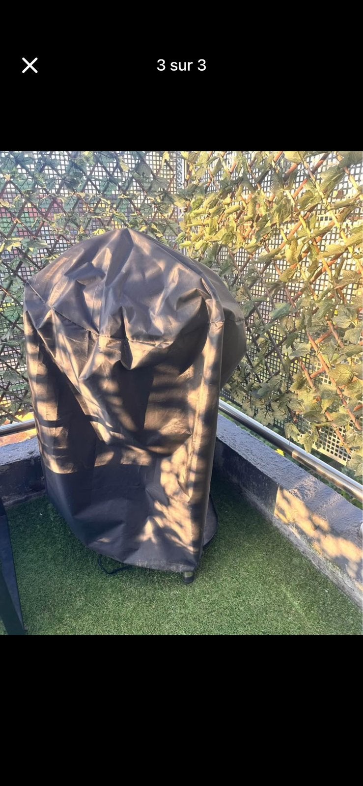 Bbq avec bache et accessoires a vendre, Jardin & Terrasse, Enlèvement, Utilisé