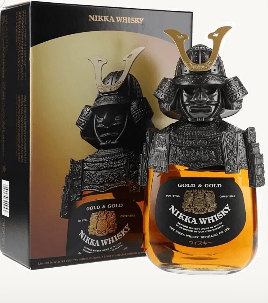 Whisky Gold & Gold Nikka Samurai €175, Verzamelen, Ophalen, Nieuw, Vol