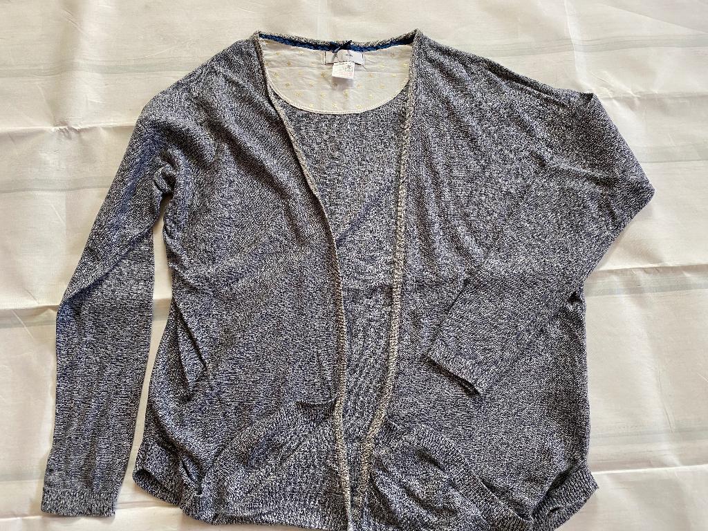 Gilet gris fille 10 ans La Redoute Teens, Enlèvement ou Envoi, Pull ou Veste, Fille, La redoute teen