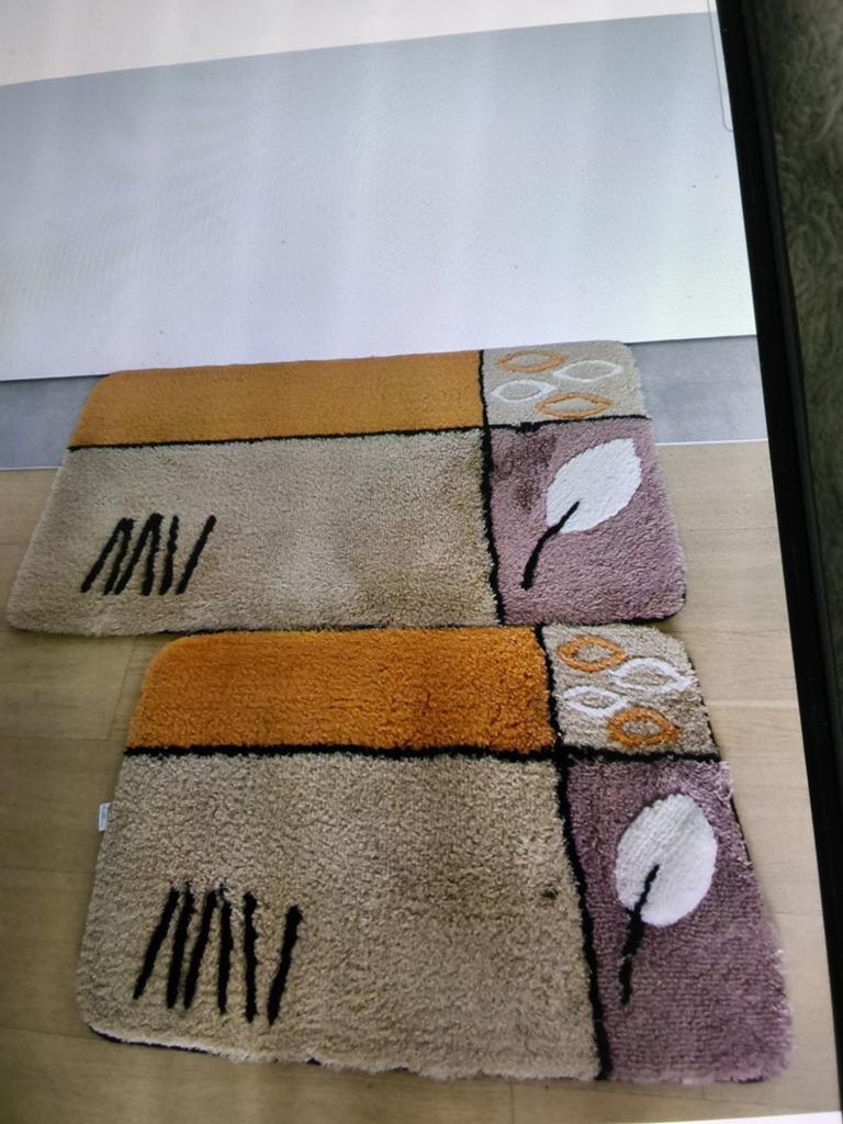 2 stuks badkamer mat retro, Huis en Inrichting, Ophalen