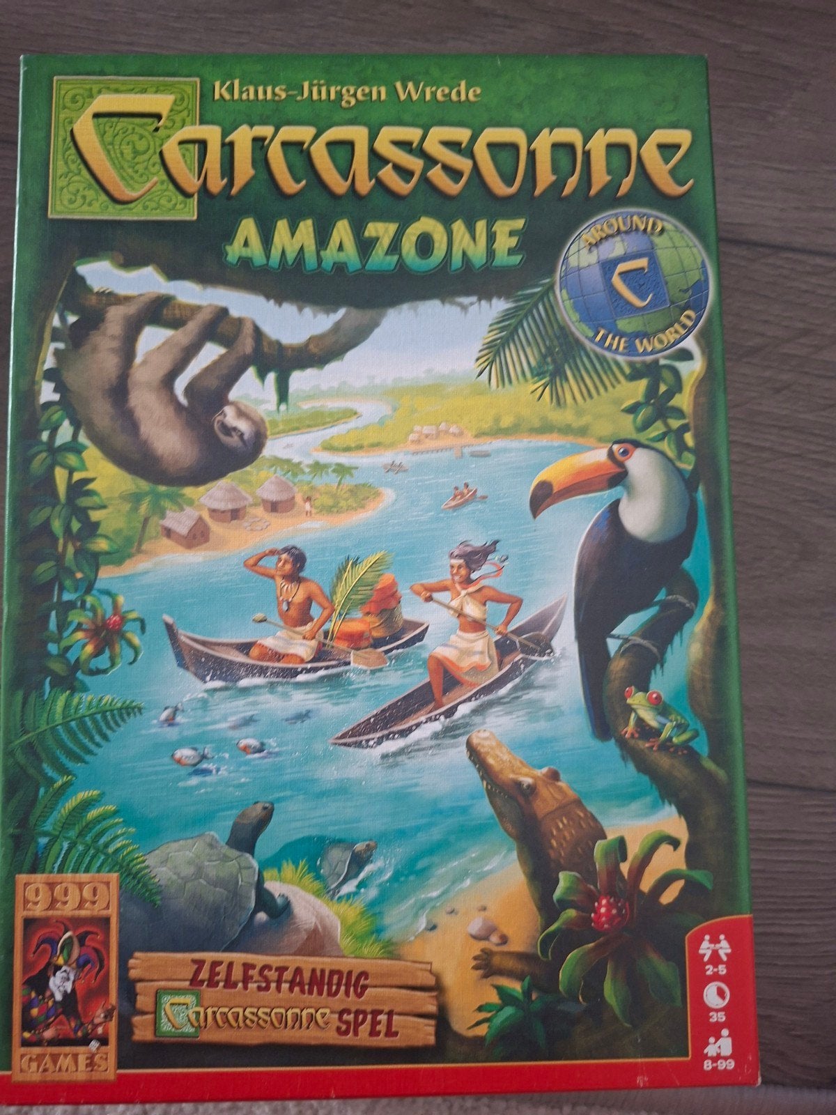 carcasonne amazone, Ophalen