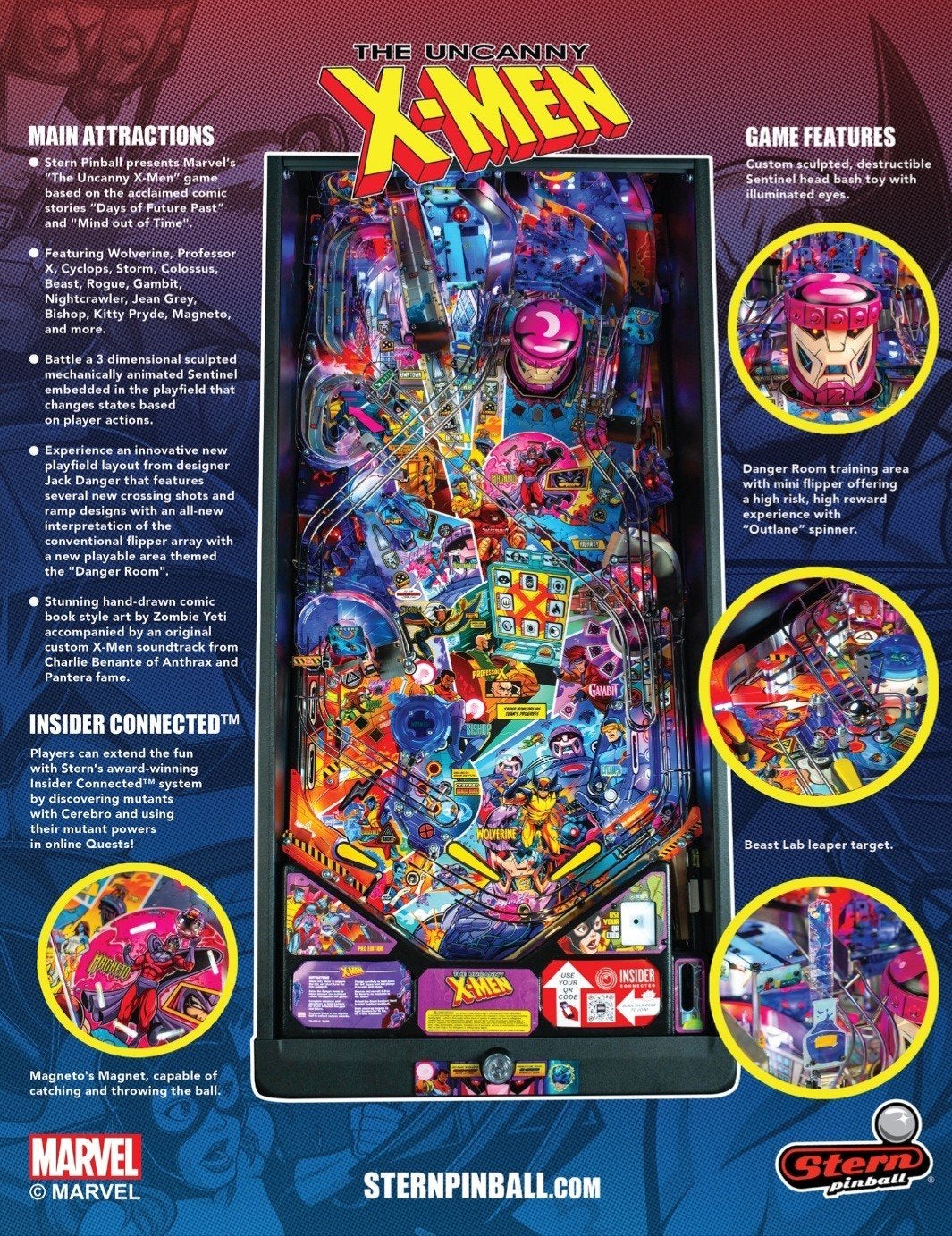 flipper X-men"Uncanny", Collections, Machines | Flipper (jeu), Neuf, Enlèvement, Électronique, Flipper (jeu)