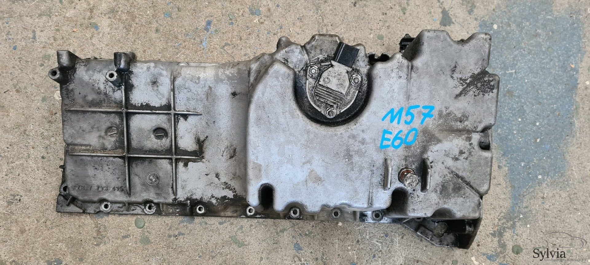 Oliepan carterpan BMW M57 7793495 , 7801365, -, Utilisé, -, Enlèvement ou Envoi