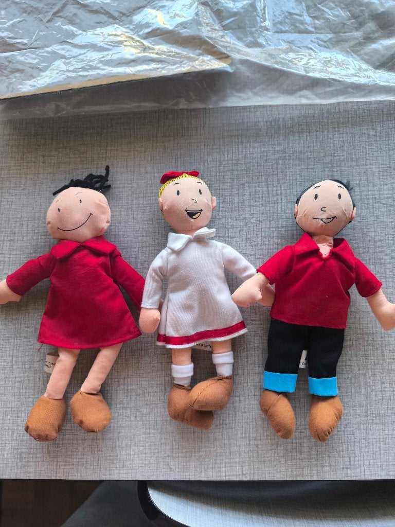 poppen suske en wiske met schanulleke, Ophalen of Verzenden, Gebruikt