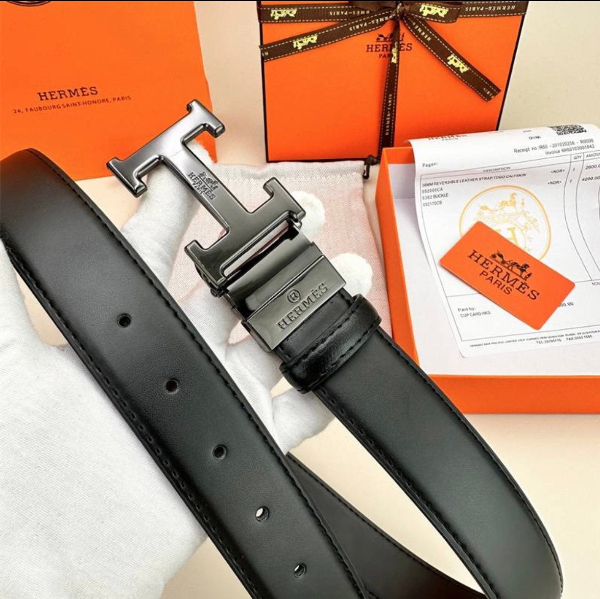 Copie identique ceinture hermes, Kleding | Heren, Riemen en Ceintuurs, Ophalen of Verzenden, Zo goed als nieuw, Riem of Ceintuur