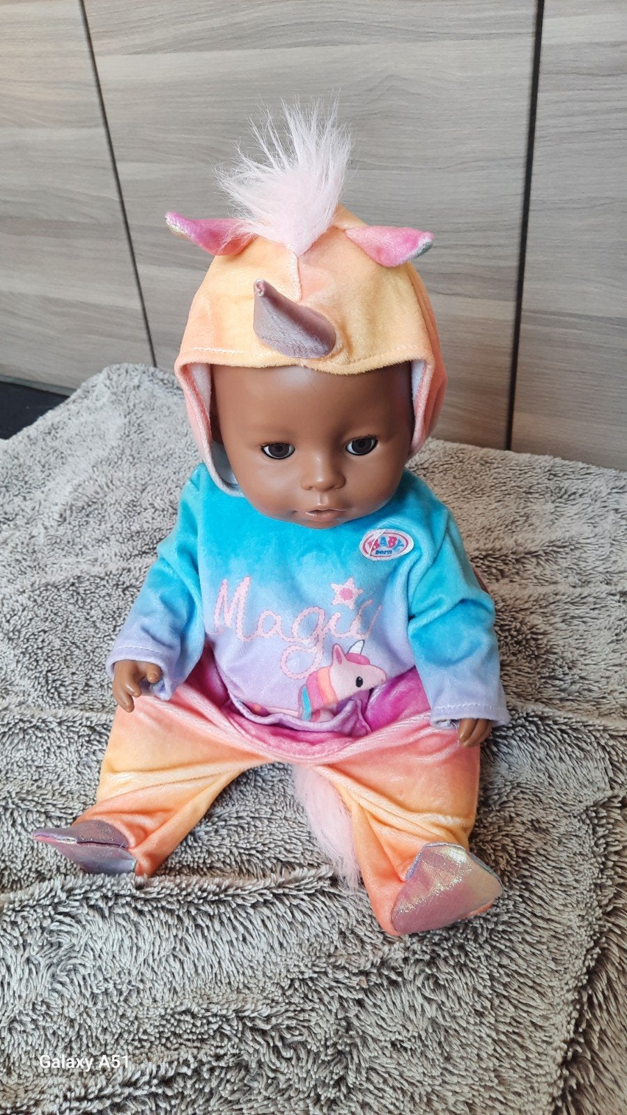 Baby Born eenhoornpakje, Kinderen en Baby's, Ophalen of Verzenden, Zo goed als nieuw, Babypop