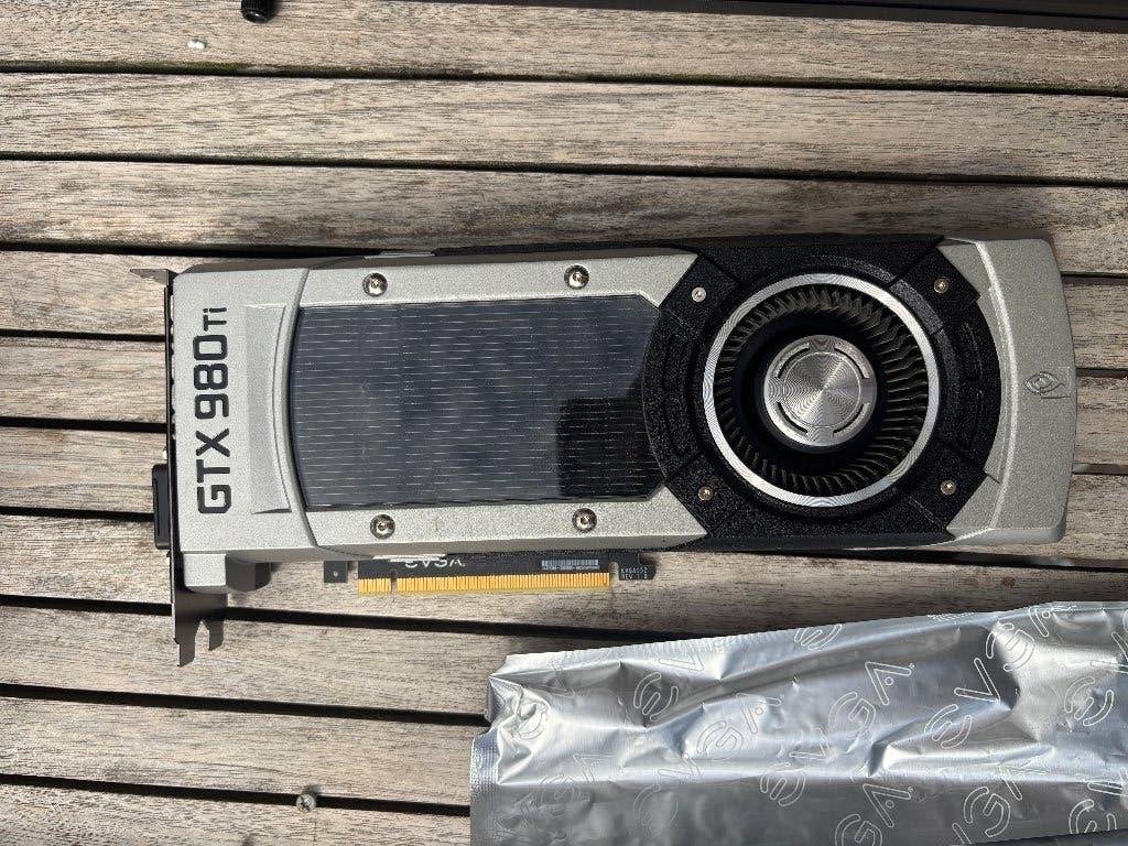 EVGA GeForce GTX 980 Ti (6GB), Computers en Software, Videokaarten, Gebruikt, HDMI, Ophalen of Verzenden, GDDR5