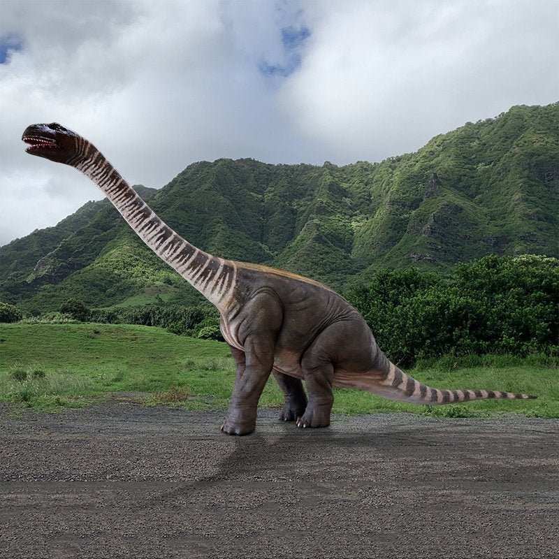 Rhoétosaurus Brownie — Statue de dinosaure 12 x 2 x 5 m, Enlèvement, Neuf