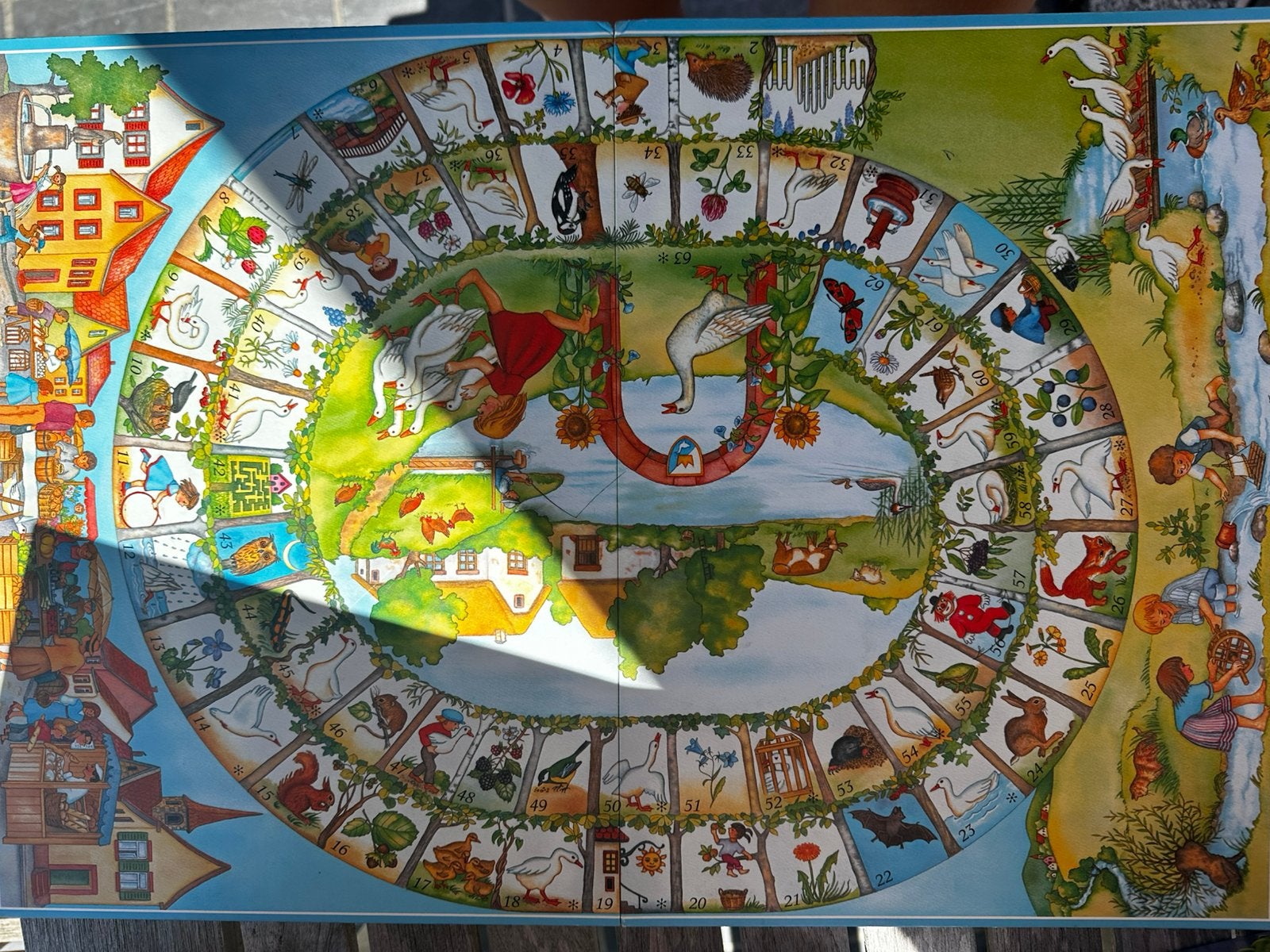 Planche à oie, Trois ou quatre joueurs, Enlèvement, Comme neuf, Jeu de voyage