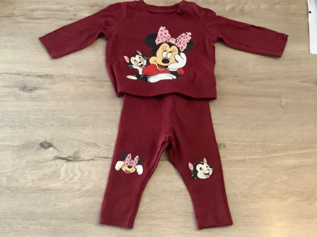 Disney Minnie Mouse baby 2 delig pakje (Maat 62), Meisje, Ophalen of Verzenden, Zo goed als nieuw, Disney Baby-Primark