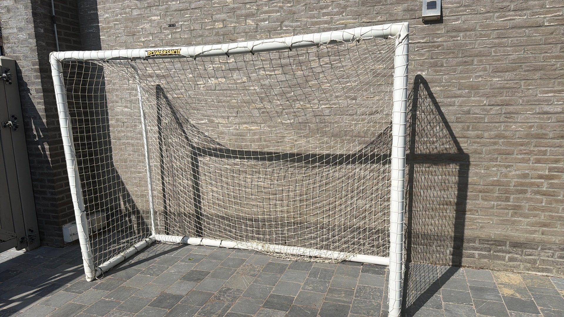 Voetbalgoal in polyester, Enlèvement, Utilisé