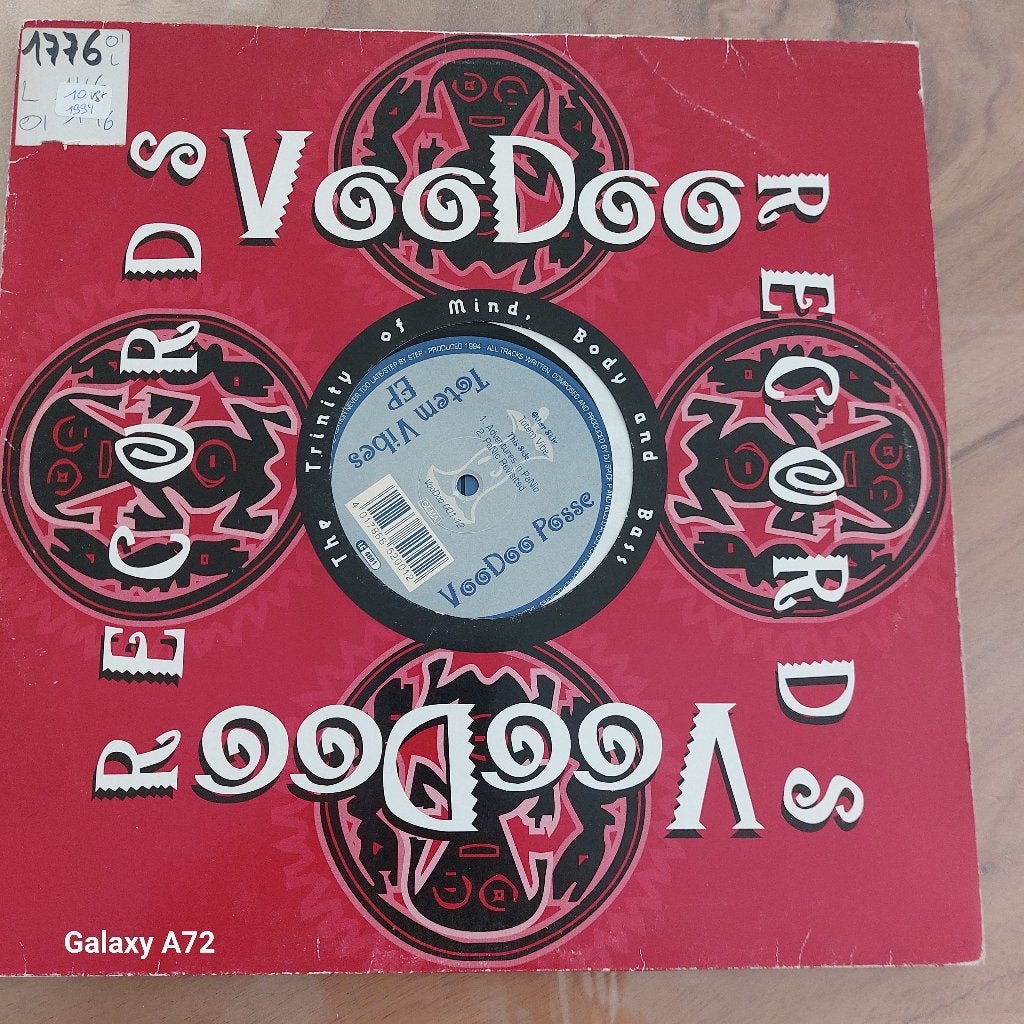 voo doo posse totem vibes ep 12 inch maxi, Cd's en Dvd's, Vinyl | Dance en House, Gebruikt, Trance, Ophalen of Verzenden, EP