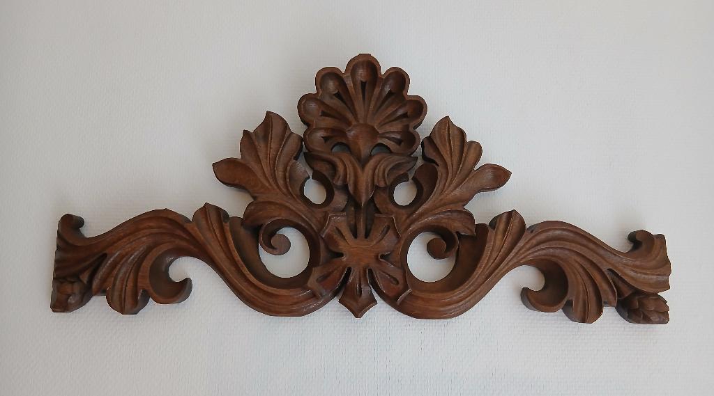 Fronton de porte en chêne, Maison & Meubles, Accessoires pour la Maison | Décorations murale, 30 cm, 67 cm, Objet de décoration