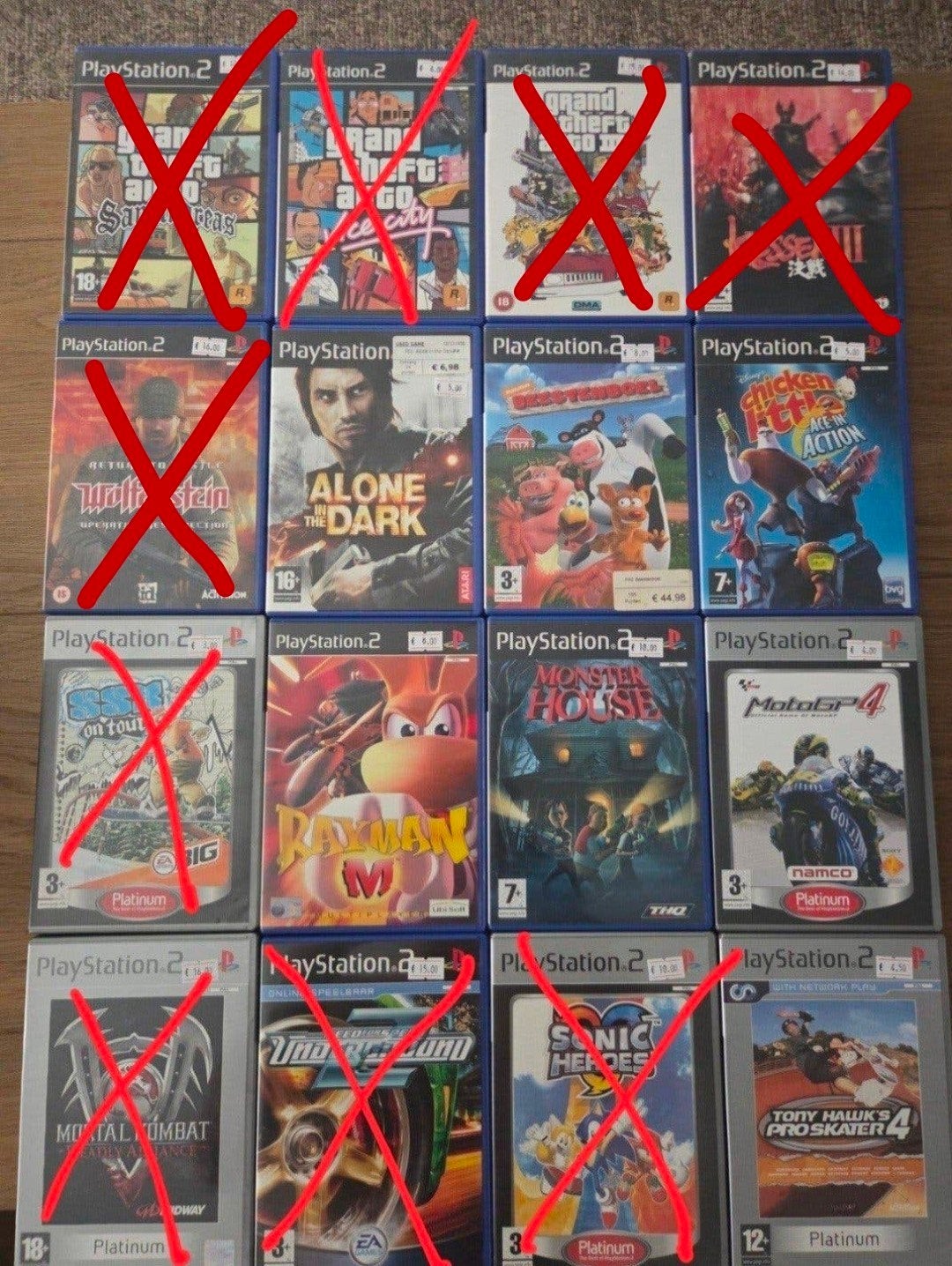 Playstation 2 games - zie beschrijving, Ophalen of Verzenden