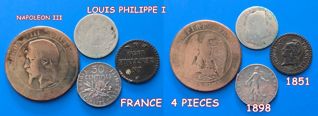 FRANCE  *** 4 PIECES, Enlèvement ou Envoi, France